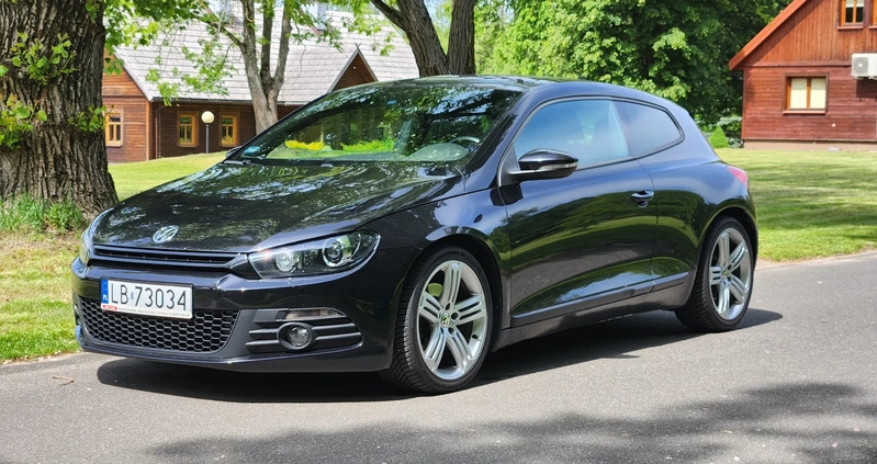 Volkswagen Scirocco cena 27700 przebieg: 157000, rok produkcji 2009 z Barczewo małe 326